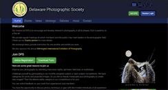 Desktop Screenshot of delawarephotographicsociety.org